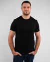 T-shirt homme col rond en coton bio avec design tags urbains