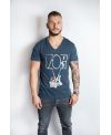 Ky-kas tee-shirt homme col v coton bio