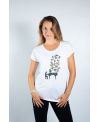 KY-KAS T-SHIRT FEMME COTON BIO COL ROND
