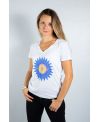 KY-KAS T-SHIRT FEMME COTON BIO COL V