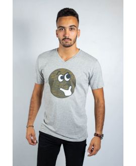 T-shirt bio charlie Chaplin col rond JP Blanchard