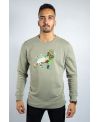 K-KAS SWEAT-SHIRT HOMME COTON BIO COL ROND
